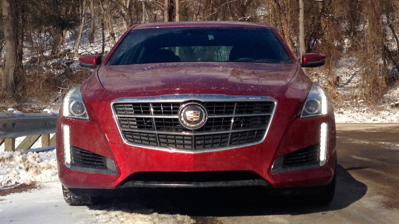 Illustration for article titled Yes, You Can Hoon A $70,000, 420 HP Cadillac On Ice And Snow